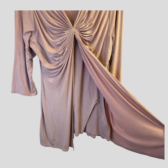 Melanie Lyne Women’s Dress M Pink Long Sleeves attached Sweater - Picture 5 of 12